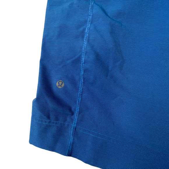 Lululemon XL Men's shorts lightweight blue slim striped - Picture 3 of 5